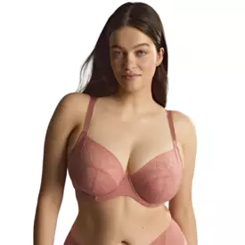 SC11196SRE_SCULPTRESSE SOPHIA PLUNGE BRA SIENNA ROSE