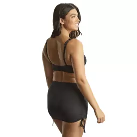 SW1308aBLK_PANACHE SWIM SIGNATURE SKIRTED BRIEFS BLACK