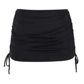 SW1308aBLK_PANACHE SWIM SIGNATURE SKIRTED BRIEFS BLACK