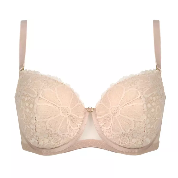 ME19230BEZ_MEDIOLANO JULIA 19230 FULL CUP PUSH UP BRA BEIGE