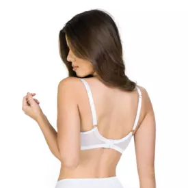 ME19064BIA_MEDIOLANO NAKED 19064 SOFT PLUNGE BRA WHITE