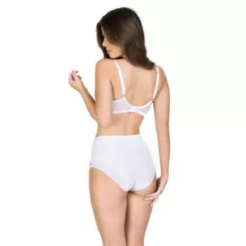 ME19064BIA_MEDIOLANO NAKED 19064 SOFT PLUNGE BRA WHITE