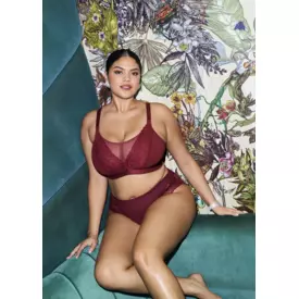 EL303317TIB_ELOMI TIERNIE NON WIRED BRALETTE TIBETAN RED