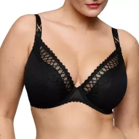 PD0163632ZWA_PRIMADONNA JOKKO HALF PADDED PLUNGE BRA BLACK
