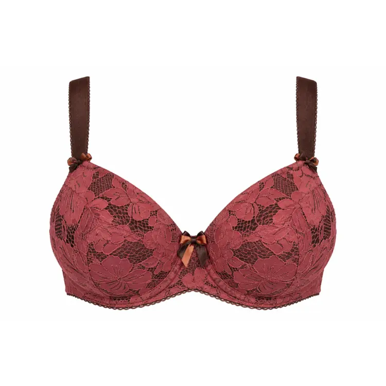 CX01211CHO_COMEXIM HOT CHOCOLATE PLUNGE BRA