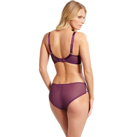 Podprsenka PANACHE CLARA FULLCUP BRA  PLUM/SILVER