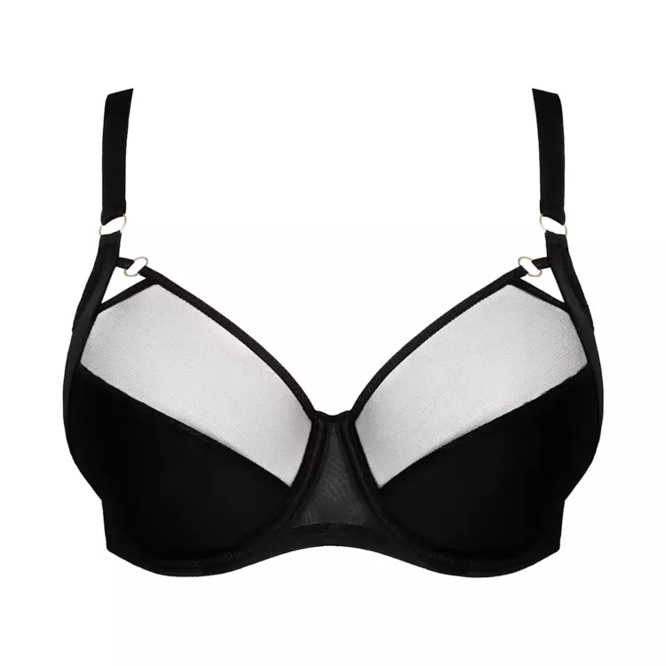 PD0142640ZWA_PRIMADONNA TWIST SHEARY FULL CUP BRA BLACK