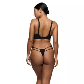 PD0142644ZWA_PRIMADONNA TWIST SHEARY HALF PADDED PLUNGE BRA BLACK