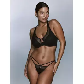 PD0142644ZWA_PRIMADONNA TWIST SHEARY HALF PADDED PLUNGE BRA BLACK