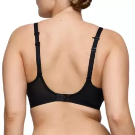 PD0242640ZWA_PRIMADONNA TWIST SHEARY PADDED HEARTSHAPE BRA BLACK