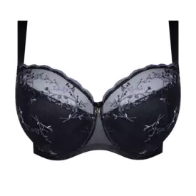 SAJUNOA925BLK_SAMANTA JUNO A925 HALF PADDED FULL CUP BRA BLACK