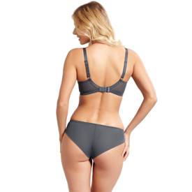 Kalhotky PANACHE PETRA BRIEF CHARCOAL/PINK