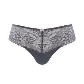 Kalhotky PANACHE PETRA BRIEF CHARCOAL/PINK