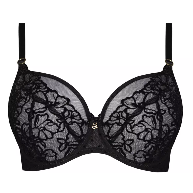 SAEMMAA123BLK_SAMANTA EMMA A123 SOFT BALCONY BRA BLACK