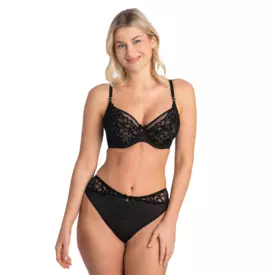 SAEMMAA123BLK_SAMANTA EMMA A123 SOFT BALCONY BRA BLACK