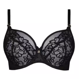 SAEMMAA123BLK_SAMANTA EMMA A123 SOFT BALCONY BRA BLACK