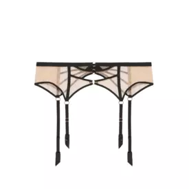 Podvazkový pás SIMONE PÉRÈLE FANTASME SUSPENDER BELT LIGHT TATTOO
