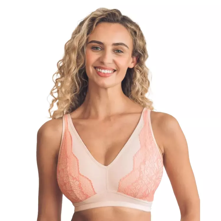RO1465BLH/CRL_ROYCE ANYA FULLER CUP NON-PADDED BRALETTE BLUSH CORAL