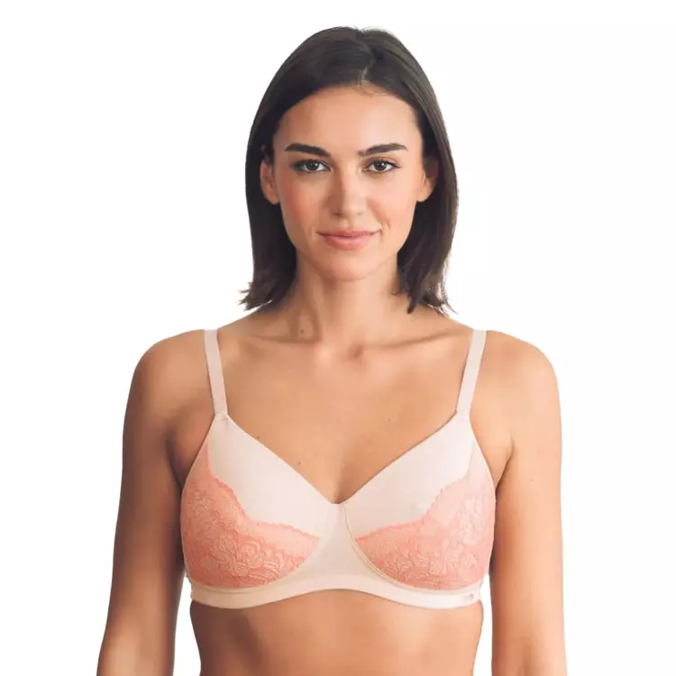 RO1464BLH/CRL_ROYCE ANYA MOULDED T-SHIRT COMFORT BRA BLUSH CORAL