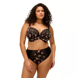 EL4490FLR_ELOMI LUCIE UW PLUNGE STRETCH BRA FLEUR