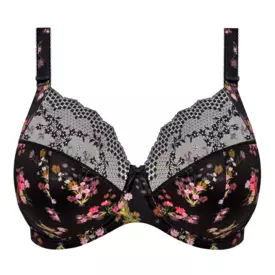 EL4490FLR_ELOMI LUCIE UW PLUNGE STRETCH BRA FLEUR