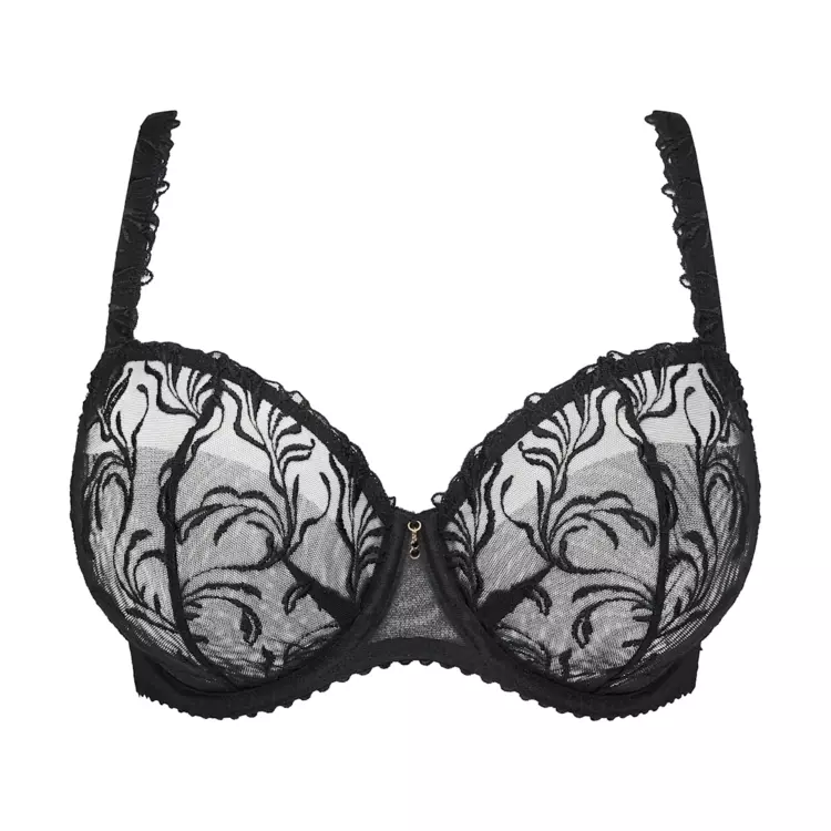 PD0163642ZWA_PRIMADONNA SOLISSE BALCONY BRA VERTICAL SEAM BLACK
