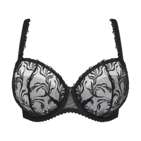 Podprsenka PRIMADONNA SOLISSE BALCONY BRA VERTICAL SEAM BLACK