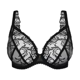 PD0163644ZWA_PRIMADONNA SOLISSE PLUNGE BRA BLACK