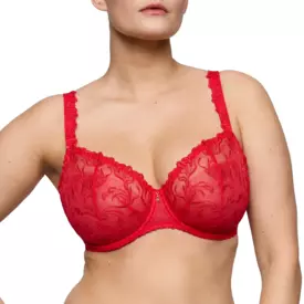 PD0163642TRR_PRIMADONNA SOLISSE BALCONY BRA VERTICAL SEAM TRUE RED