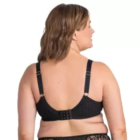 SAEMMAA910BLK_SAMANTA EMMA A910 SOFT FULL CUP SIDE SUPPORT BRA BLACK
