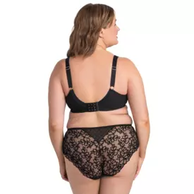 SAEMMAA910BLK_SAMANTA EMMA A910 SOFT FULL CUP SIDE SUPPORT BRA BLACK