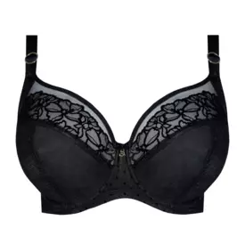 SAEMMAA910BLK_SAMANTA EMMA A910 SOFT FULL CUP SIDE SUPPORT BRA BLACK