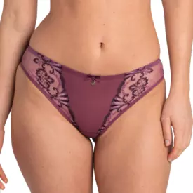SAPERLAM300HER_SAMANTA PERLA M300 THONG HEATHER