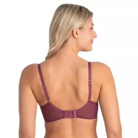 SAPERLAA143HER_SAMANTA PERLA A143 SOFT HIGH APEX BRA HEATHER