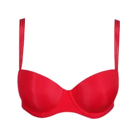 MJ0122099TRR_MARIE JO LOUIE PADDED BALCONY BRA TRUE RED
