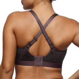 PD6000513SOT_PRIMADONNA SPORT THE GAME WIRELESS BRA SMOKEY TAUPE