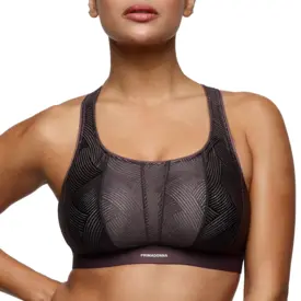 PD6000513SOT_PRIMADONNA SPORT THE GAME WIRELESS BRA SMOKEY TAUPE