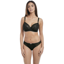 Kalhotky FREYA DAISY LACE BRIEF NOIR