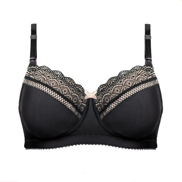 HMSOBLK_HOTMILK SHOW OFF WIREFREE NURSING BRA BLACK