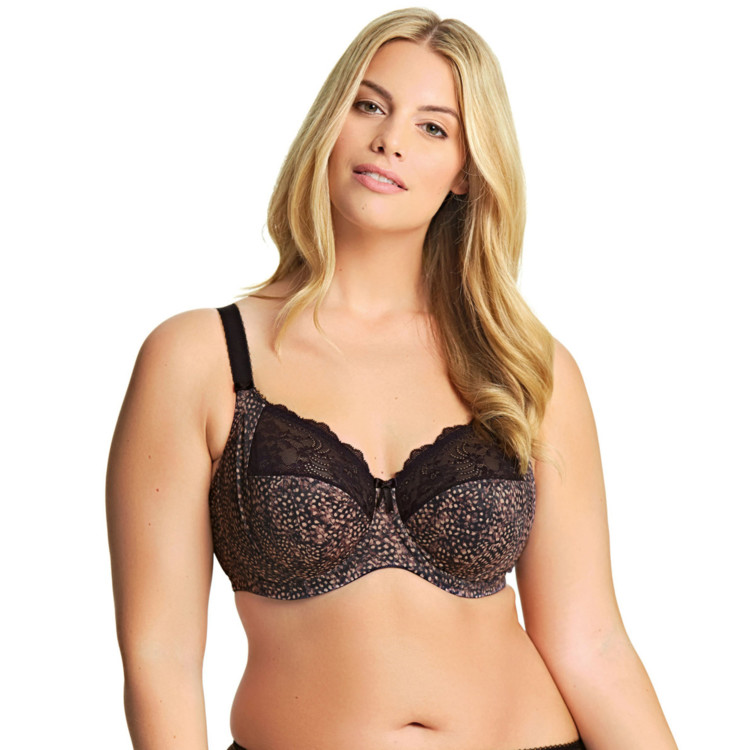 Podprsenka ELOMI MORGAN UW BANDED STRETCH BRA EBONY
