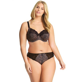 Podprsenka ELOMI MORGAN UW BANDED STRETCH BRA EBONY