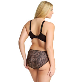 Podprsenka ELOMI MORGAN UW BANDED STRETCH BRA EBONY