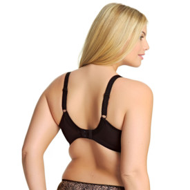 Podprsenka ELOMI MORGAN UW BANDED STRETCH BRA EBONY