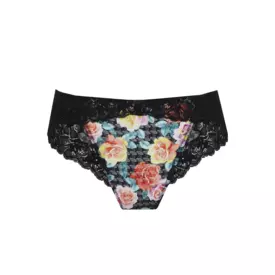 Kalhotky PANACHE ENVY HIGH WAIST BRAZILIAN BLACK ROSE