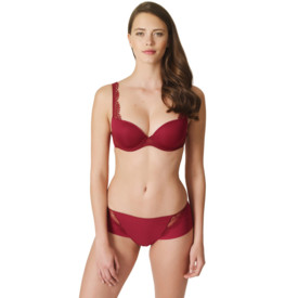 Podprsenka MARIE JO AGATHA PADDED BRA DEEP PLUNGE RUMBA RED