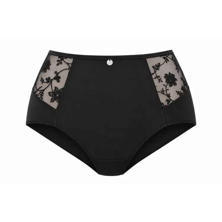 AV37111BLK_AVET HIGH WAIST BRIEF 37111