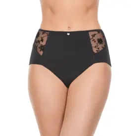 AV37111BLK_AVET HIGH WAIST BRIEF 37111