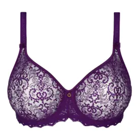 Podprsenka EMPREINTE CASSIOPÉE UNDERWIRED INVISIBLE BRA VIOLET INTENSE