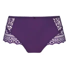 Kalhotky EMPREINTE CASSIOPÉE HIGH RISE BRIEF VIOLET INTENSE